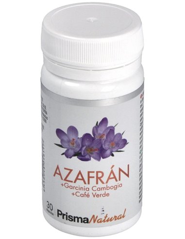 Azafran+Garcinia+Cafe Verde 30Caps  de Prisma Natural