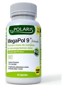 Megapol 9 Form Probiotico 300 Mg 60 Cap de Polaris