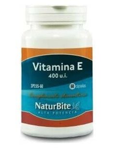Vitamina E 400Ui Natural 60Cap. de Naturbite