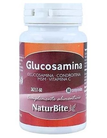 Glucosamina, Condroitina, Msm, Vit C 60Comp. de Naturbite