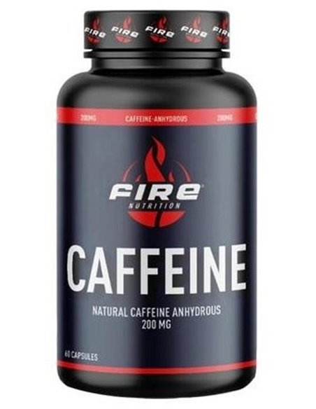 Caffeine Anhydrous 200Mg 60Cap. de Fire Nutrition
