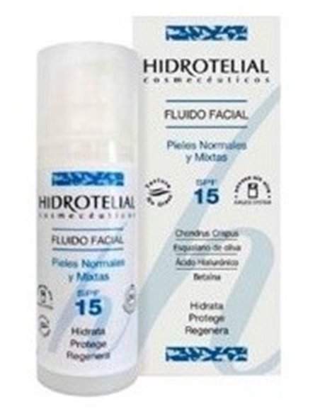 Hidratia Fluido Facial P/Nor/Mixta Spf 15 50Ml de Hidrotelial