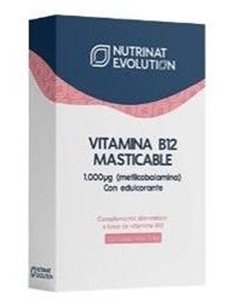 Vitamina B12 Masticable 30 COMP de Nutrinat Evolution