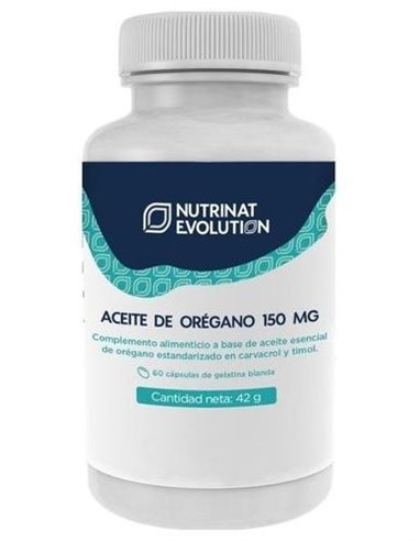 Aceite De Orégano 150 Mg   60 Caps  de Nutrinat Evolution
