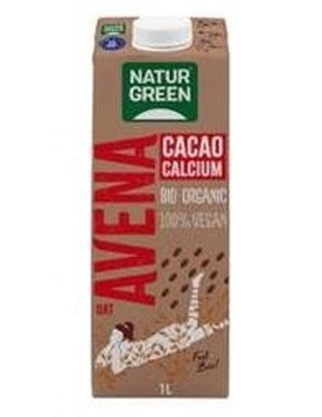 Bebida Vegetal De Avena Con Choco-Calcio 1Lt 6Uds. de Naturgreen