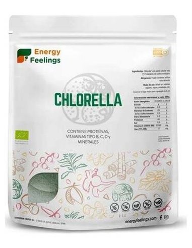 Chlorella Polvo 1Kg. Eco Vegan Sg de Energy Feelings