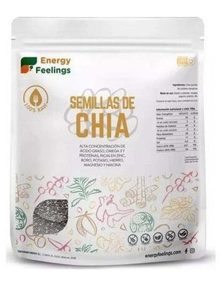 Chia Semilla 1Kg. Vegan Sg de Energy Feelings