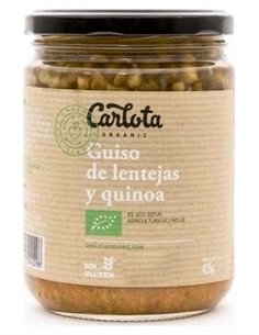 Guiso De Lentejas Y Quinoa 425Gr. Eco Sg Vegan de Carlota Organic