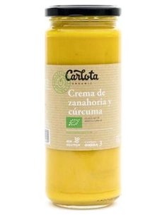 Crema De Zanahoria Y Curcuma 450Gr. Eco Sg Vegan de Carlota Organic