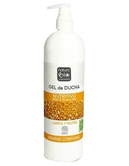 Gel De Ducha Nutritivo Miel-Avena 740Ml. Bio de Naturabio Cosmetics