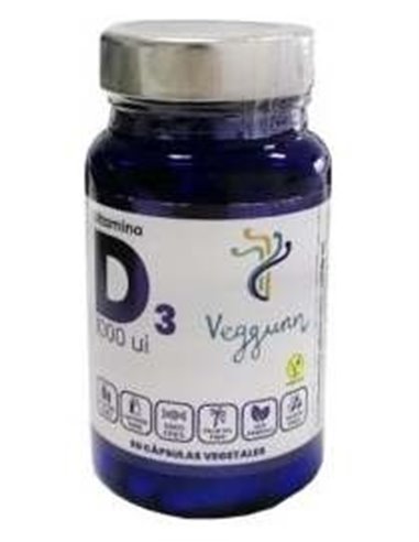 Vitamina D3 1000Ui 60Cap. de Veggunn
