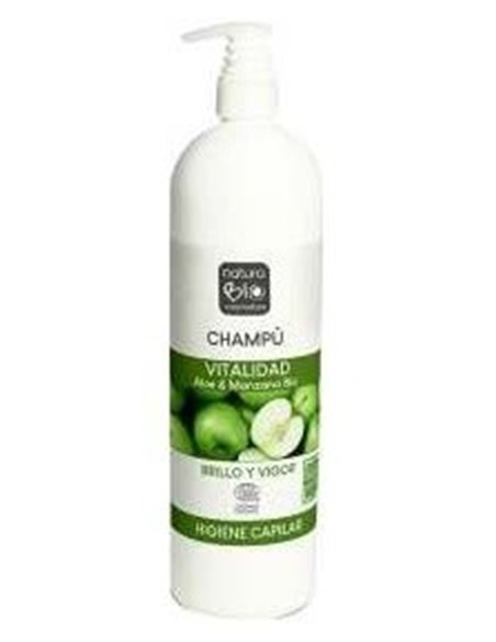 Champu Vitalidad Aloe-Manzana 740Ml. de Naturabio Cosmetics