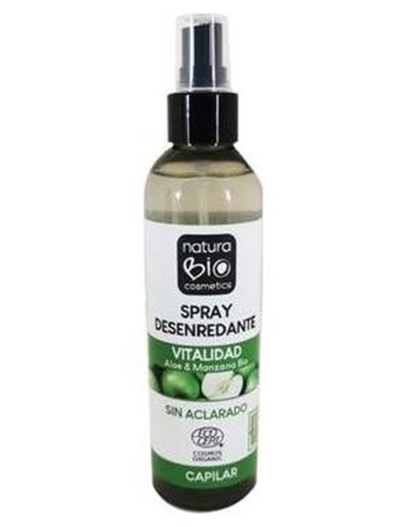 Spray Desenredante Vitalidad Aloe-Manzana 200Ml. de Naturabio Cosmetics