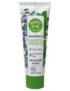 Dentifrico Aliento Fresco Menta Sin Fluor 75M Eco de Happy Bio