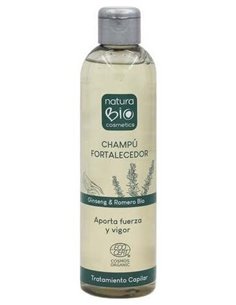 Champu Tratamiento Fortalecedor Ginseng-Romero 250 de Naturabio Cosmetics