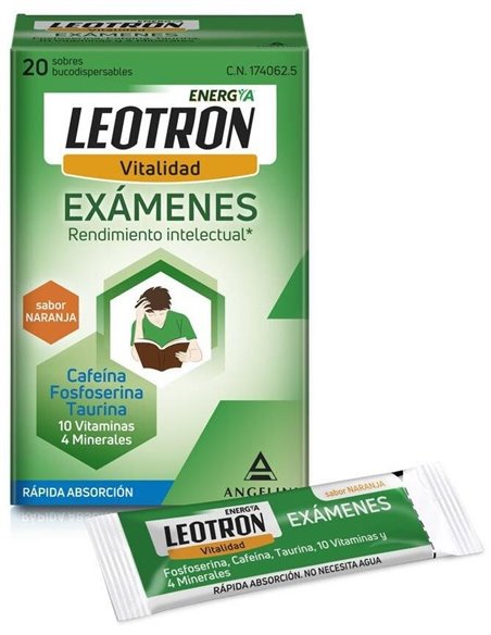 Leotron Examenes  20Sobres Bucodispensables de Leotron