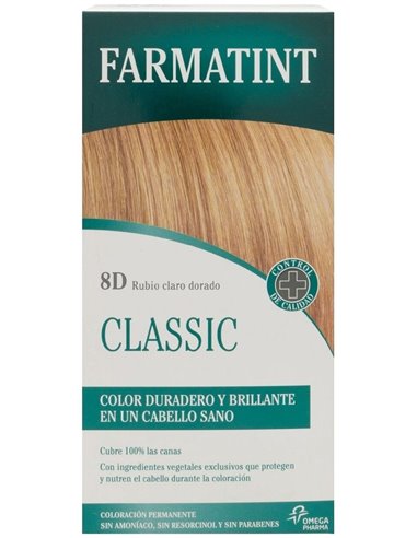 Farmatint Gel 8D Rubio Claro Dorado 135Ml. de Farmatint