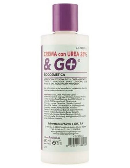 Crema Urea 25% 250Ml. de Pharma & Go