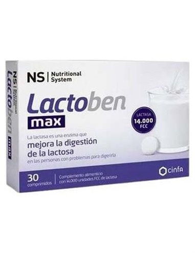 Ns Lactoben Max 30 Comp de Ns