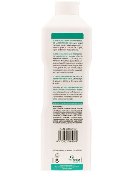 Inibsa Gel Dermatologico 1000Ml. de Inibsa