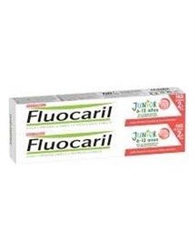 Fluocaril Junior Gel Duplo Frutos Rojos  2X75Ml. de Fluocaril