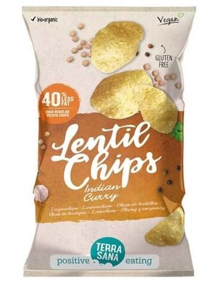 Chips De Lentejas Con Curry 75Gr. Vegan de Terrasana