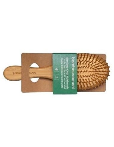 Cepillo Pelo De Bambu Ovalado. de Bamboovement