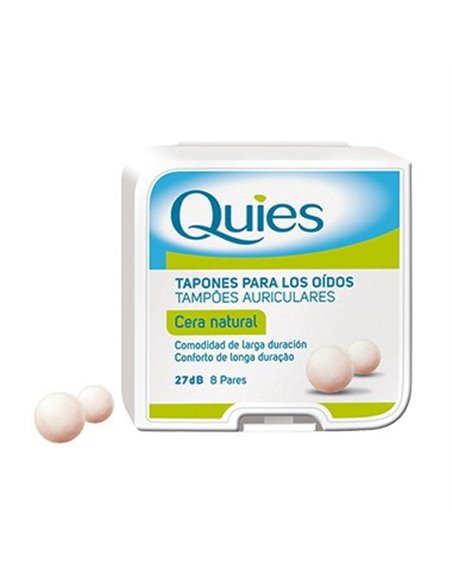 Tapones Para Los Oidos Cera Natural 16Ud. Quies de Quies