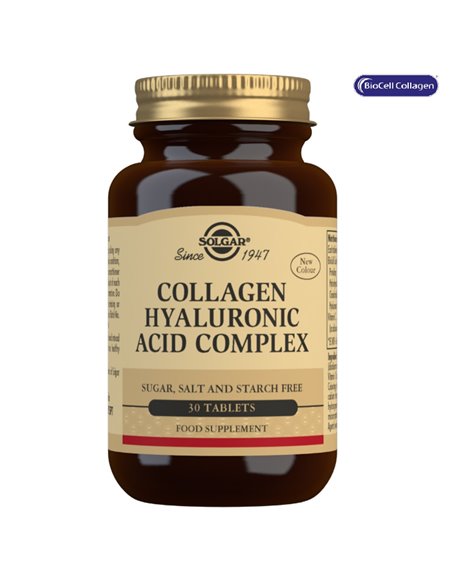 Colagen Acido Hialuronico Complex 120Mg. 30Comp. de Solgar