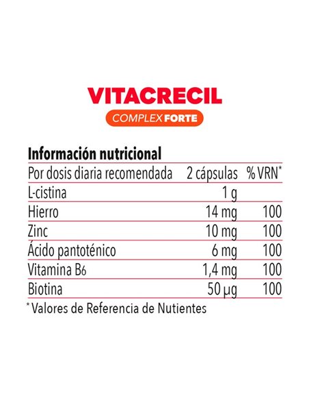 Vitacrecil Complex Forte 180 Caps de Vitacrecil
