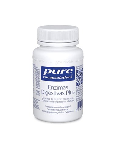 Enzimas Digestivas Plus 90cap (24x21g) de Pure Encapsulations