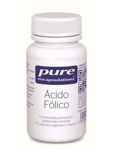 Acido Folico 60cap (24x11g) de Pure Encapsulations