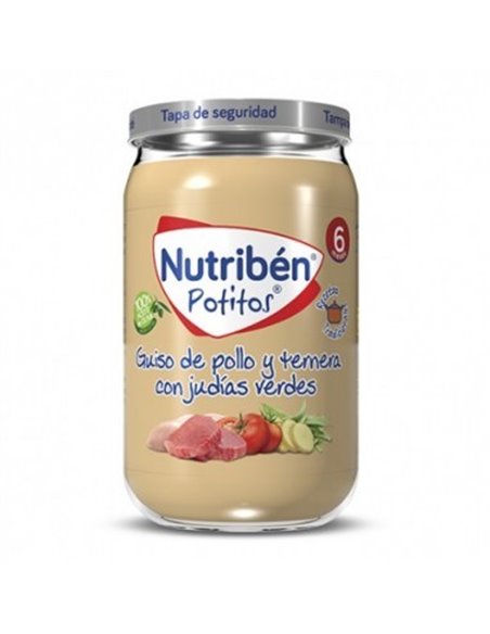 Nutriben Potito Guiso Pollo Ternera Judias 235Gr. de Nutriben