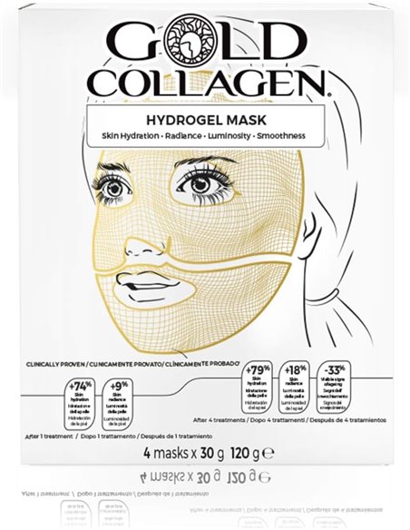 Gold Collagen Hydrogel Mask 4Ud. de Gold Collagen
