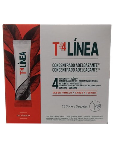 T4 Linea Sabor Pomelo 28Sticks de B.Green (Lab. Lebudit)