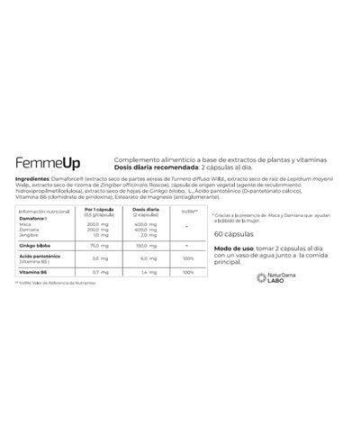 Femmeup 120Cap. de Femmeup