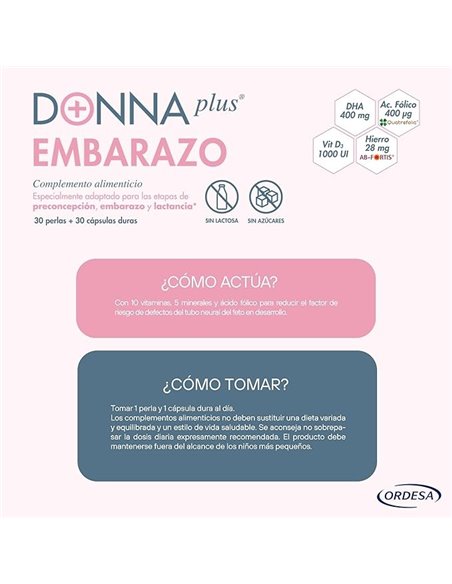 Donnaplus Embarazo 30Cap.** de Donnaplus