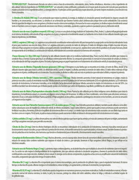 Testoflash vigor complex 8 geles MSR Lab