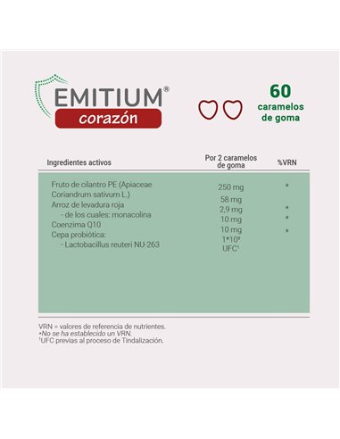 Emitium Corazon 60 Gominolas de Niam