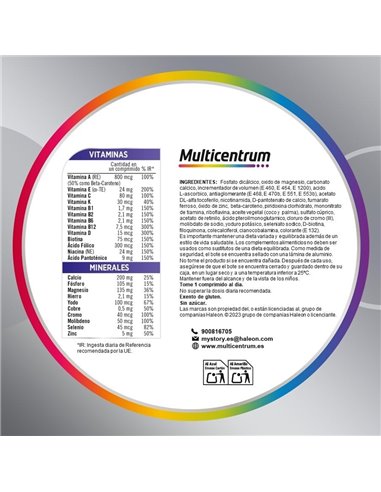 Multicentrum Hombre Select 50+ 90Comp. de Multicentrum