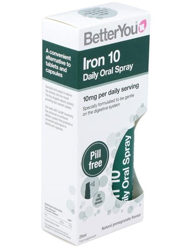 Iron 10 Hierro Spray Oral 25Ml. de Better You