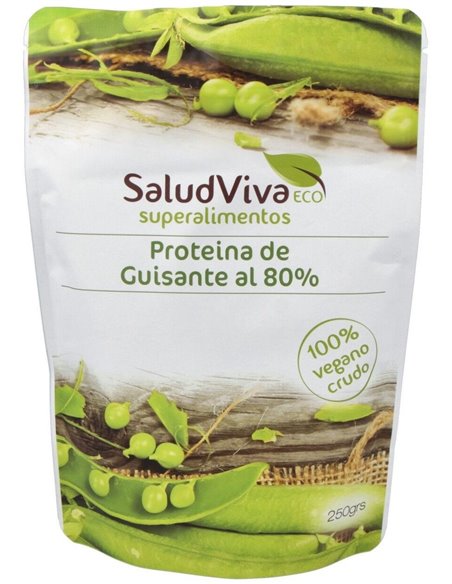 Proteina De Guisante 80%  250Gr. Bio Sg S/A Vegan de Salud Viva