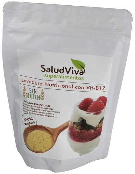 Levadura Nutricional Con Vitamina B12 125Gr. Vegan de Salud Viva