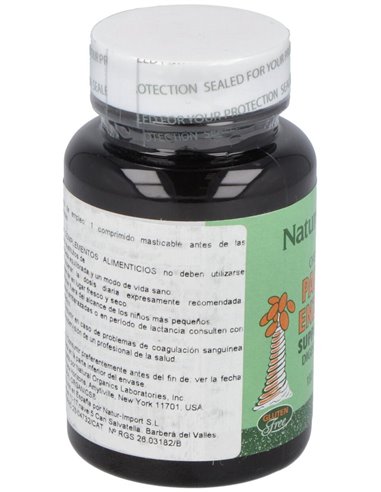 Papaya Enzime 180Comp. Masticable de Natures Plus