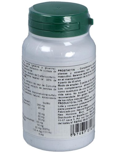 Prostactin 60Perlas de Natures Plus