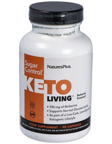 Keto Living Sugar Control 90Cap. de Natures Plus