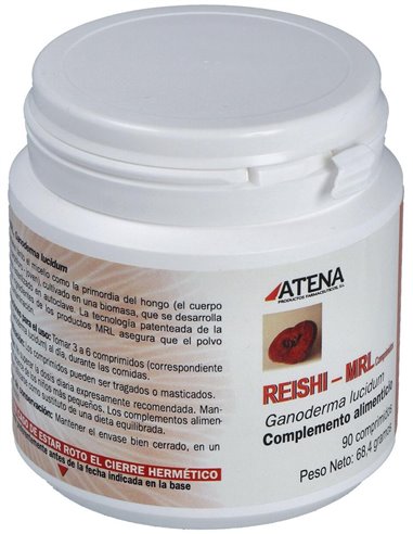 Reishi-Ganoderma-Mrl 500Mg. 90Comp. de Atena