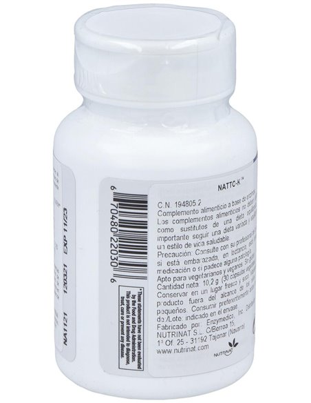 Natto-K 30Cap.Veg. de Enzymedica