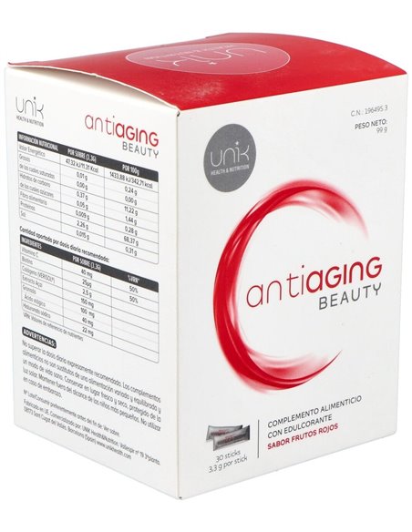 Unik Antiaging Beauty 30Sticks de Unik