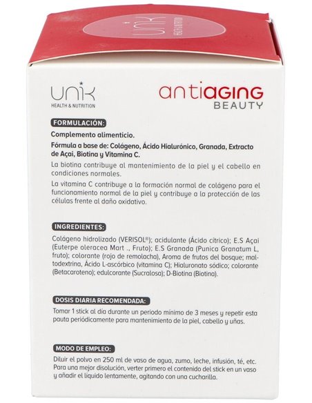 Unik Antiaging Beauty 30Sticks de Unik